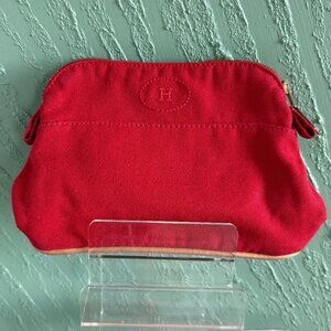 Hermes Small Red Pouch